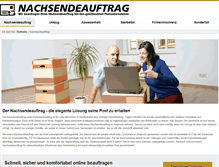 Tablet Screenshot of nachsendeauftrag.net
